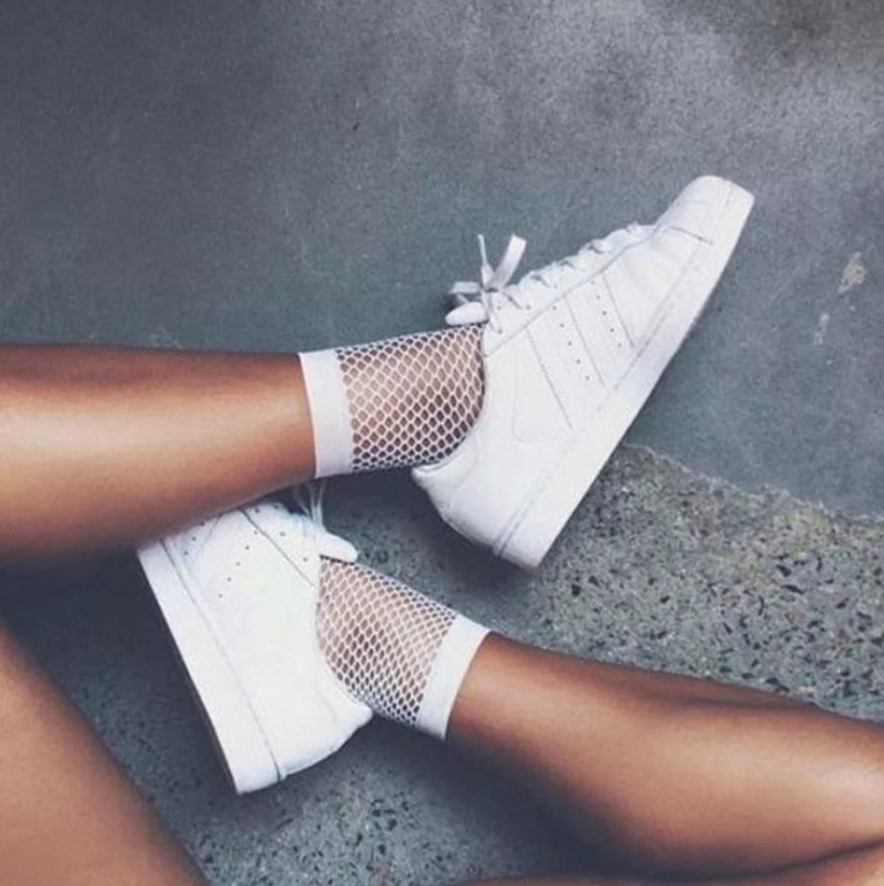 Fishnet Socks Stretchy Sexy Trendy Street Wear